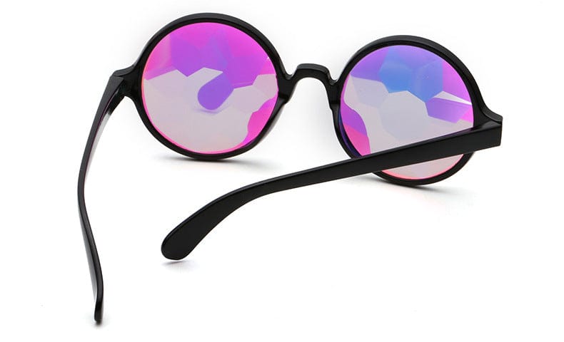 Rave-Essentials Co. Kaleidoscope Round-Eye Glasses