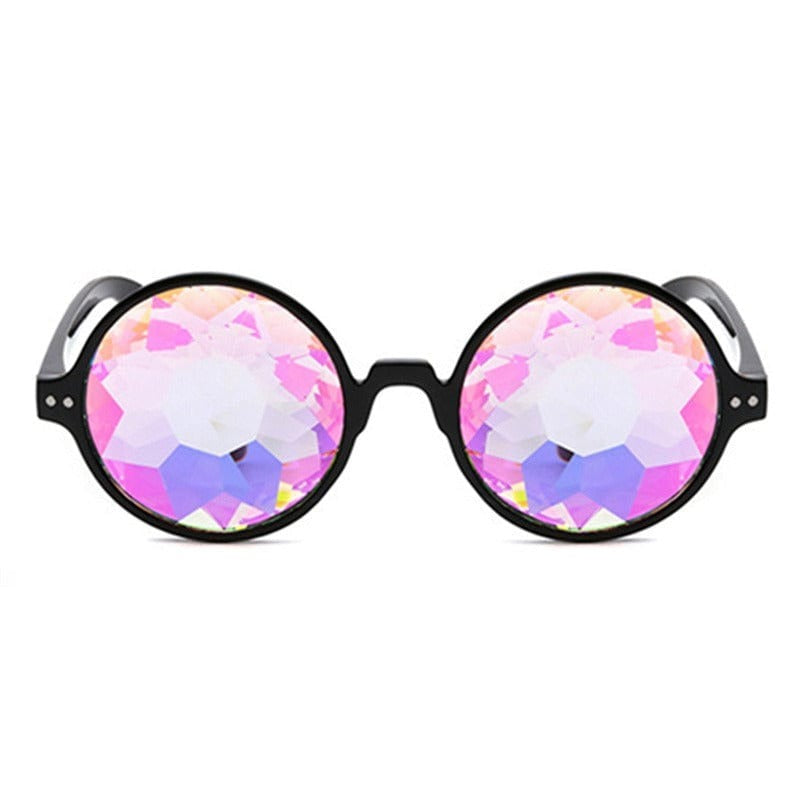 Rave-Essentials Co. Kaleidoscope Round-Eye Glasses