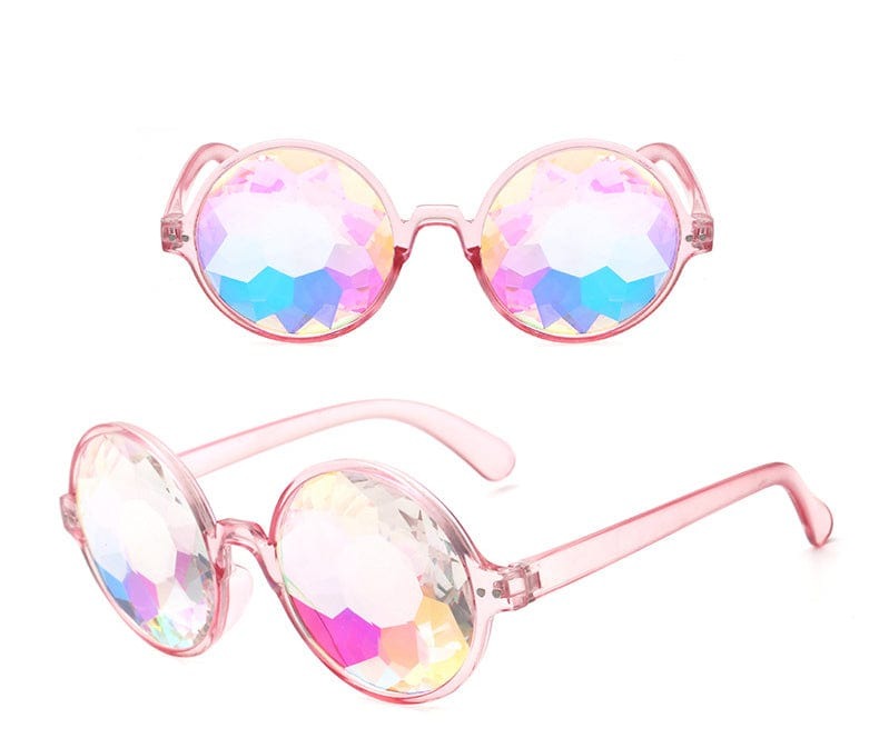 Rave-Essentials Co. Kaleidoscope Round-Eye Glasses