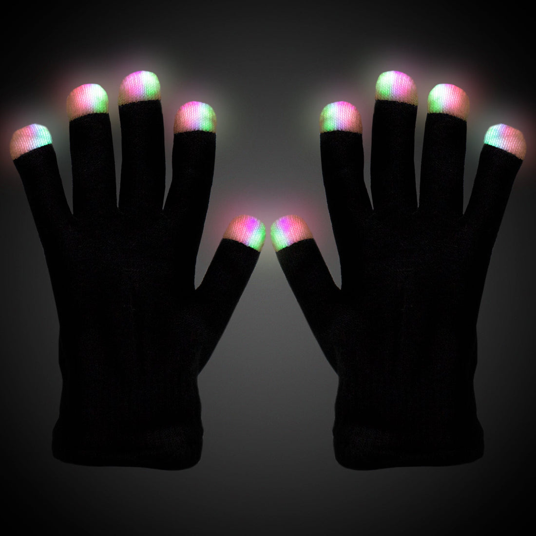 Rave-Essentials Co. Black KandiFlow™ Premium LED Lightshow Gloves