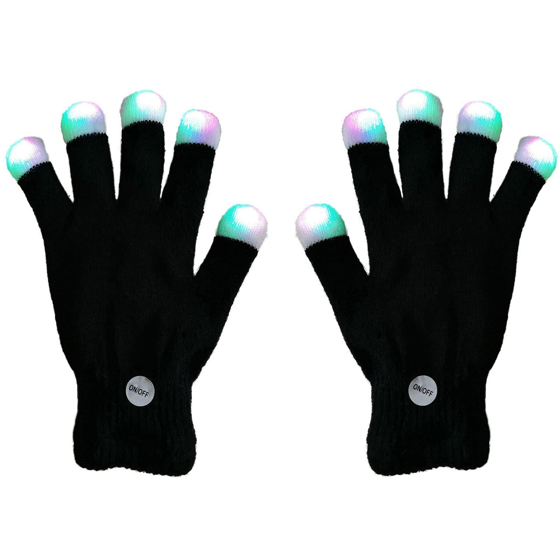 Rave-Essentials Co. Black KandiFlow™ Premium LED Lightshow Gloves