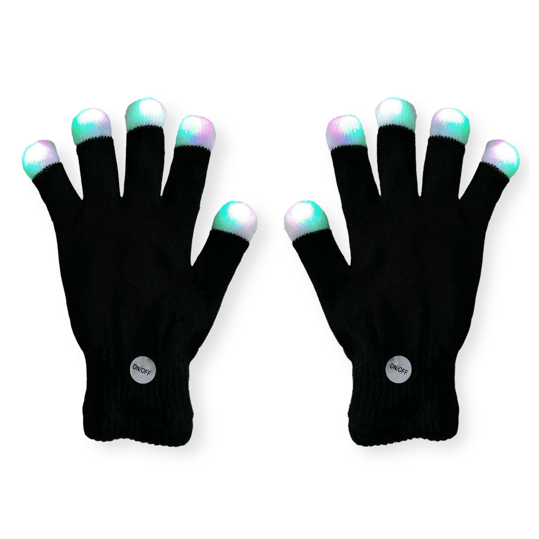 Rave-Essentials Co. Black KandiFlow™ Premium LED Lightshow Gloves