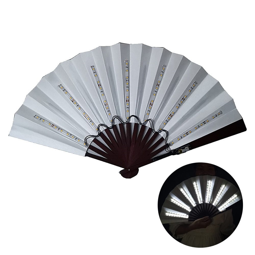 Rave-Essentials Co. Wondrous White Luminus™ LED Rave Fan