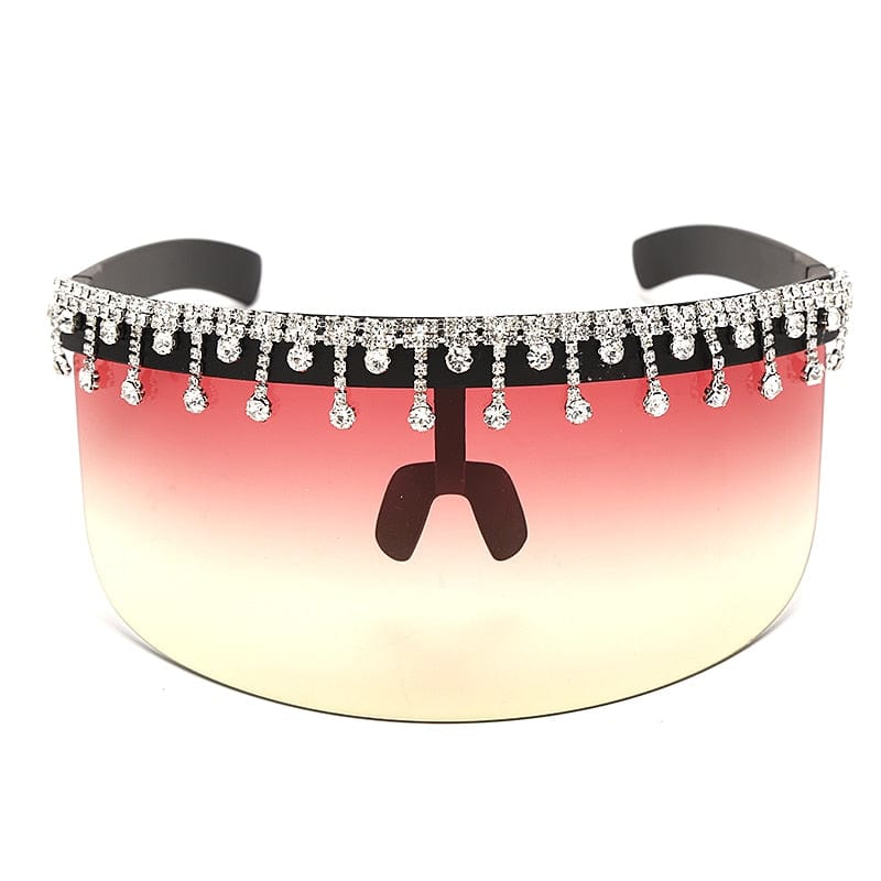 Rave-Essentials Co. LUX® Jewel Studded Shield Visor