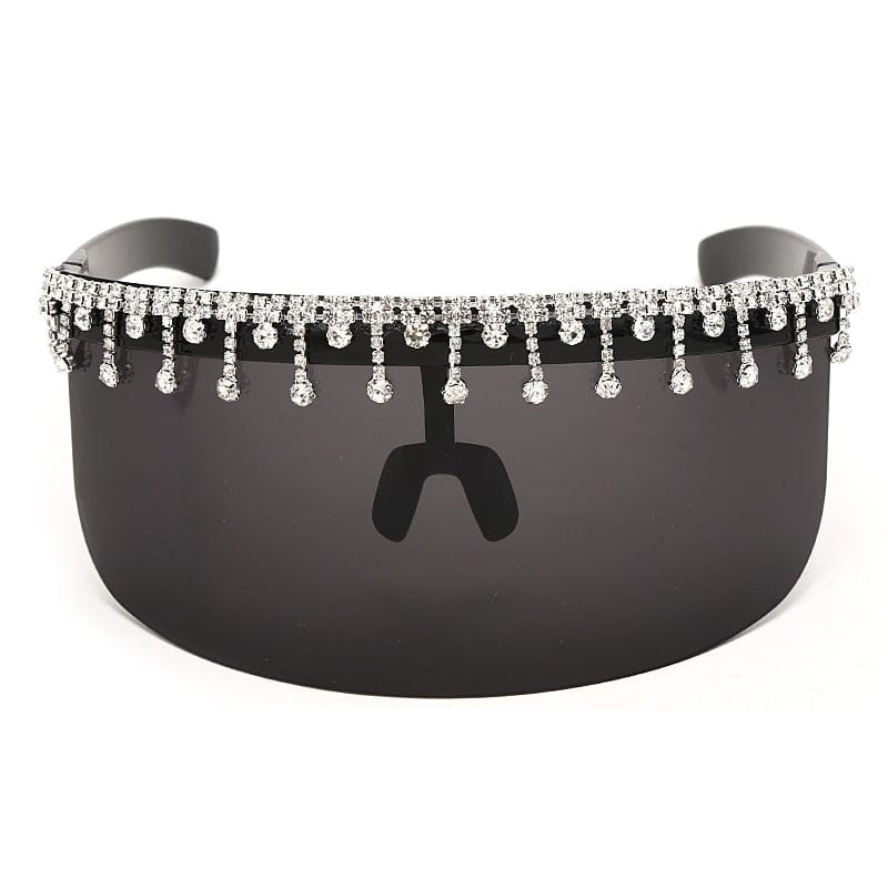 Rave-Essentials Co. LUX® Jewel Studded Shield Visor