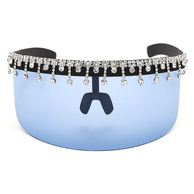 Rave-Essentials Co. LUX® Jewel Studded Shield Visor