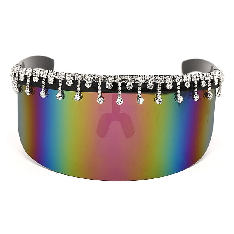 Rave-Essentials Co. LUX® Jewel Studded Shield Visor