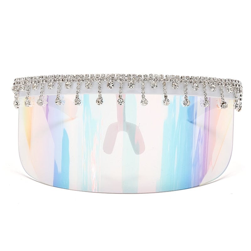 Rave-Essentials Co. LUX® Jewel Studded Shield Visor