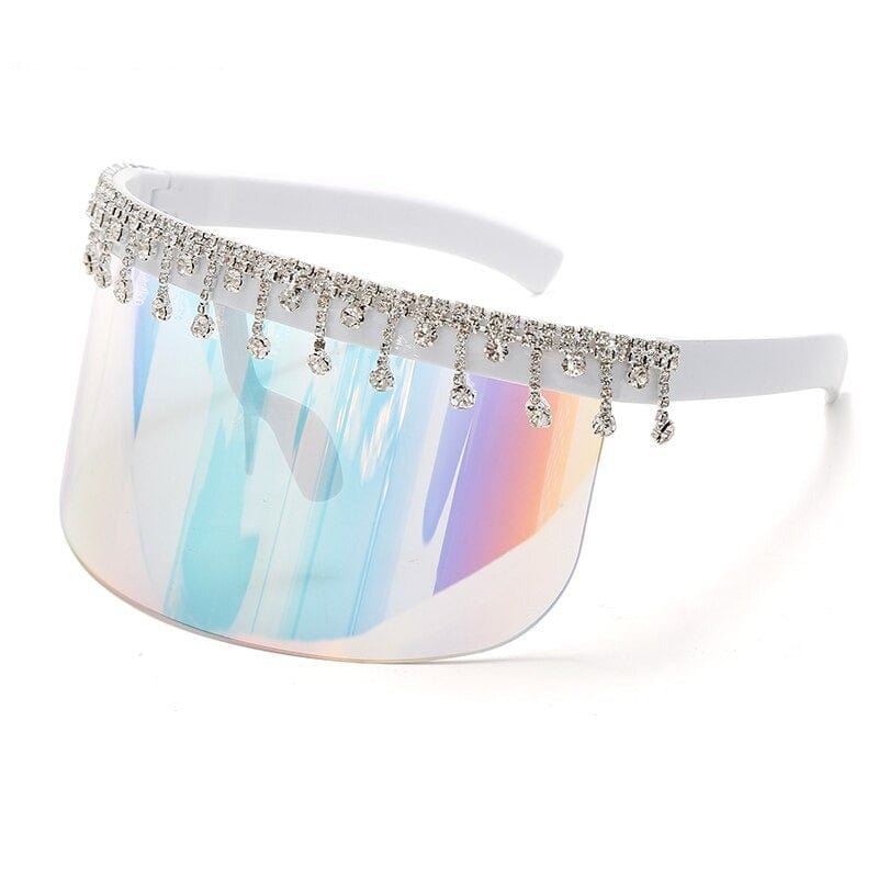 Rave-Essentials Co. LUX® Jewel Studded Shield Visor
