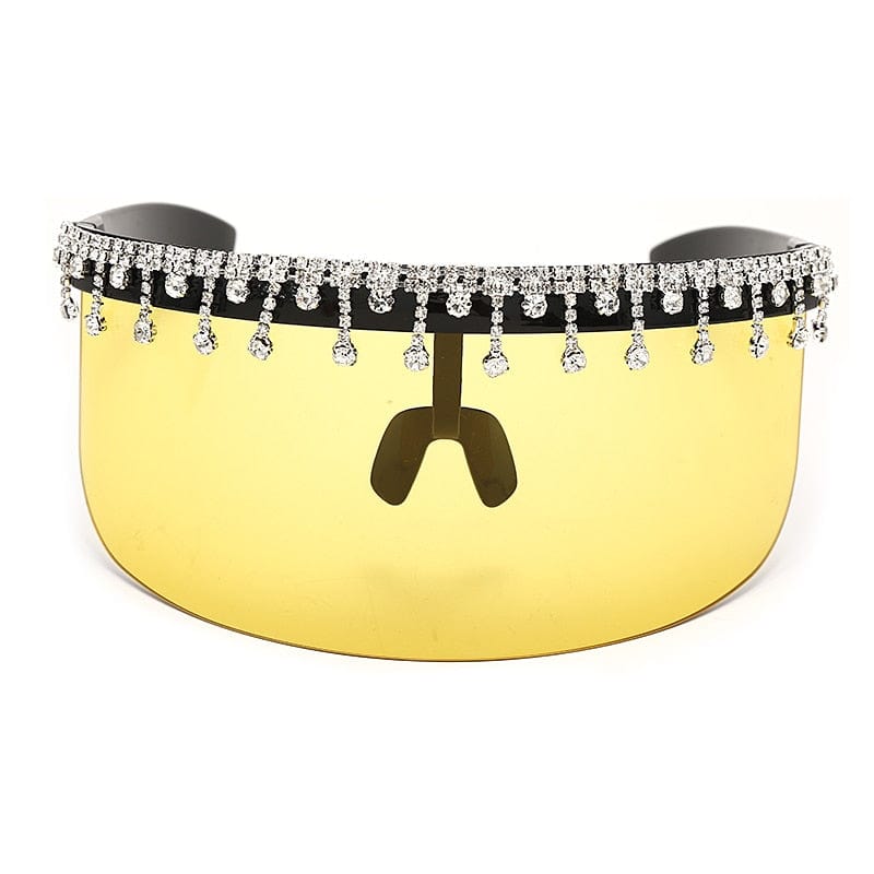 Rave-Essentials Co. 4 LUX® Jewel Studded Shield Visor