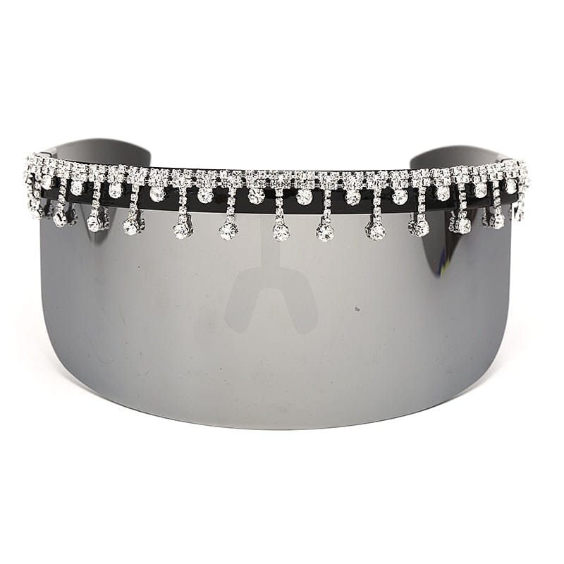 Rave-Essentials Co. 7 LUX® Jewel Studded Shield Visor