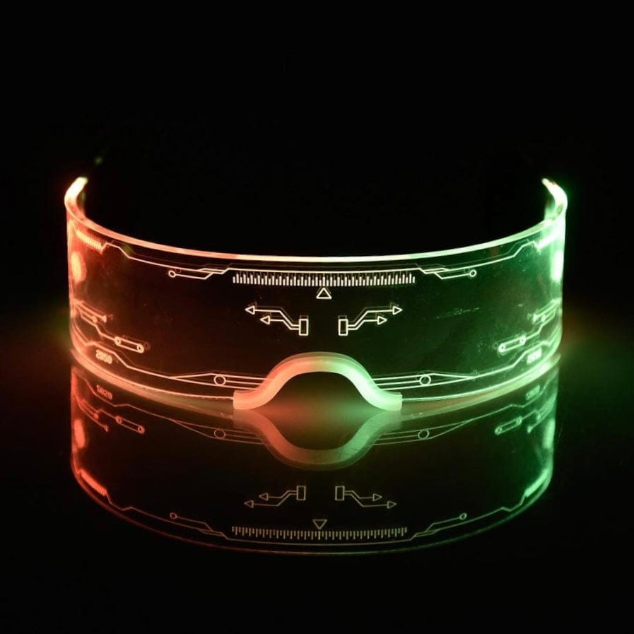 Rave-Essentials Co. Upgraded Bilateral Control RE® Holographic Visor Glasses
