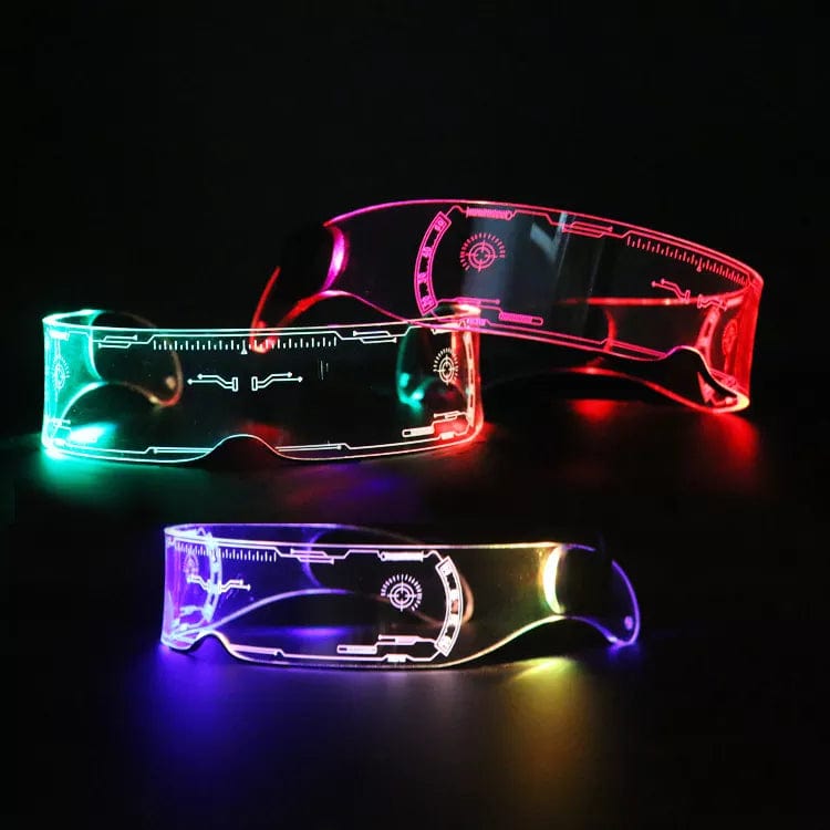 Rave-Essentials Co. Upgraded Bilateral Control RE® Holographic Visor Glasses