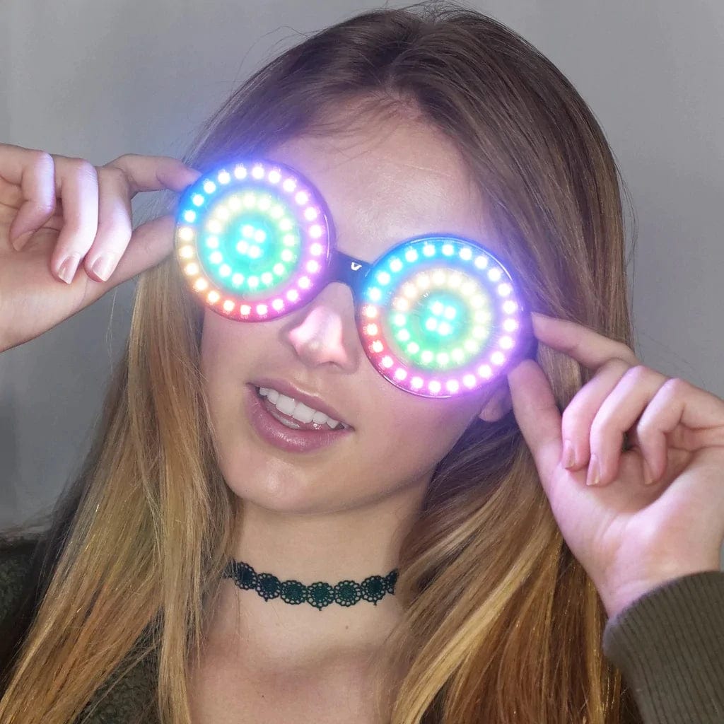 Rave-Essentials Co. Charging Rezzified™ LED Spiral Glasses Replica