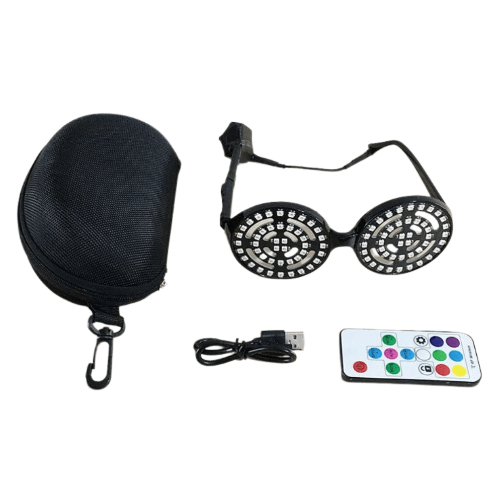 Rave-Essentials Co. Charging Rezzified™ LED Spiral Glasses Replica