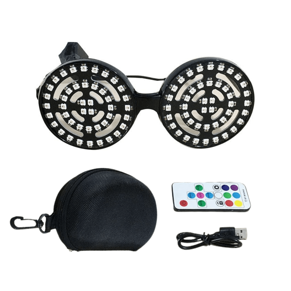 Rave-Essentials Co. Charging Rezzified™ LED Spiral Glasses Replica