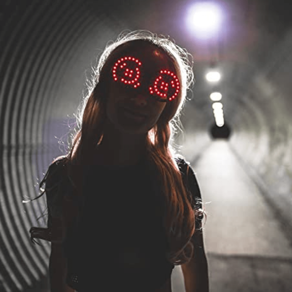 Rave-Essentials Co. Charging Rezzified™ LED Spiral Glasses Replica