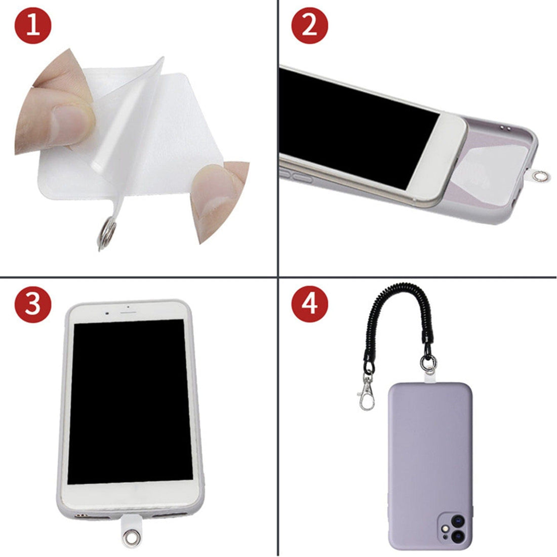 Rave-Essentials Co. All Black Sling Anti-Theft Phone Tether
