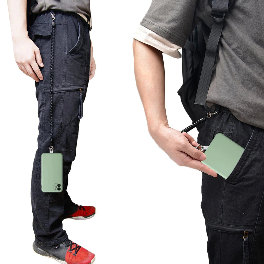 Rave-Essentials Co. All Black Sling Anti-Theft Phone Tether