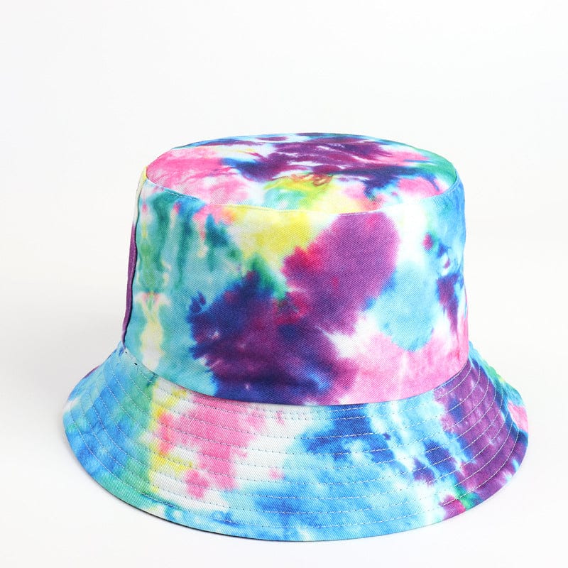 Rave-Essentials Co. Care Tie-dye Color Double-sided 3D Printing Pattern Basin Hat