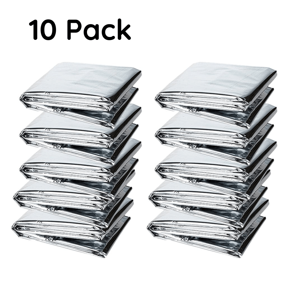 Rave Essentials Co. 10 Pack (5 Pack) Insulator Space Blanket