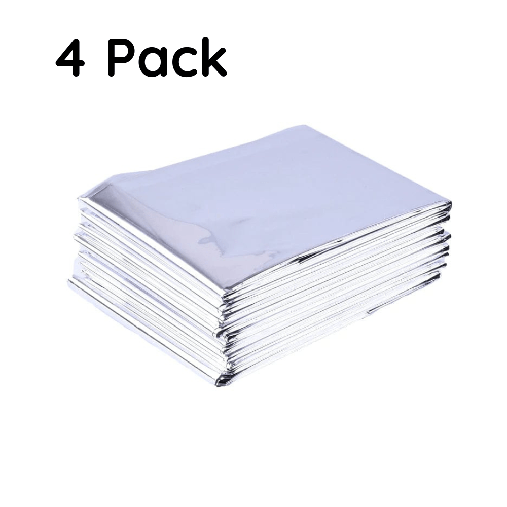 Rave Essentials Co. 4 Pack / 3-5 Day Expedited Shipping [USA Only] (5 Pack) Insulator Space Blanket