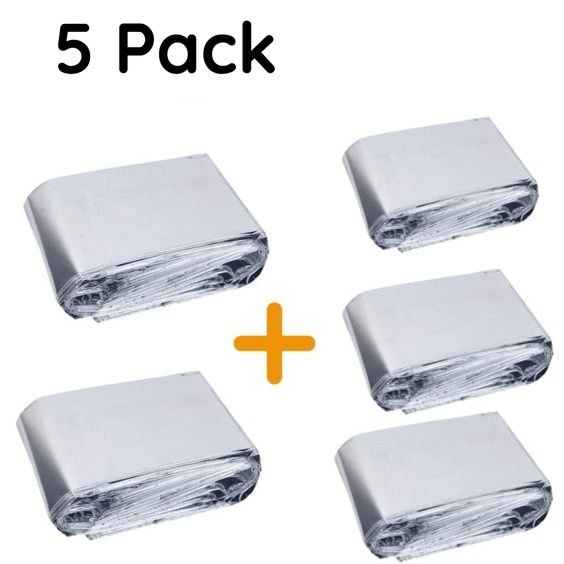 Rave Essentials Co. (5 Pack) Insulator Space Blanket