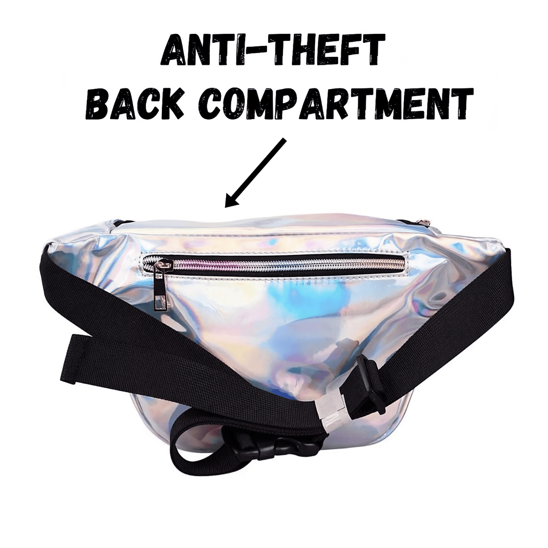 Rave Essentials Co. Anti-Theft ULTIMATE® HOLO Fanny Pack