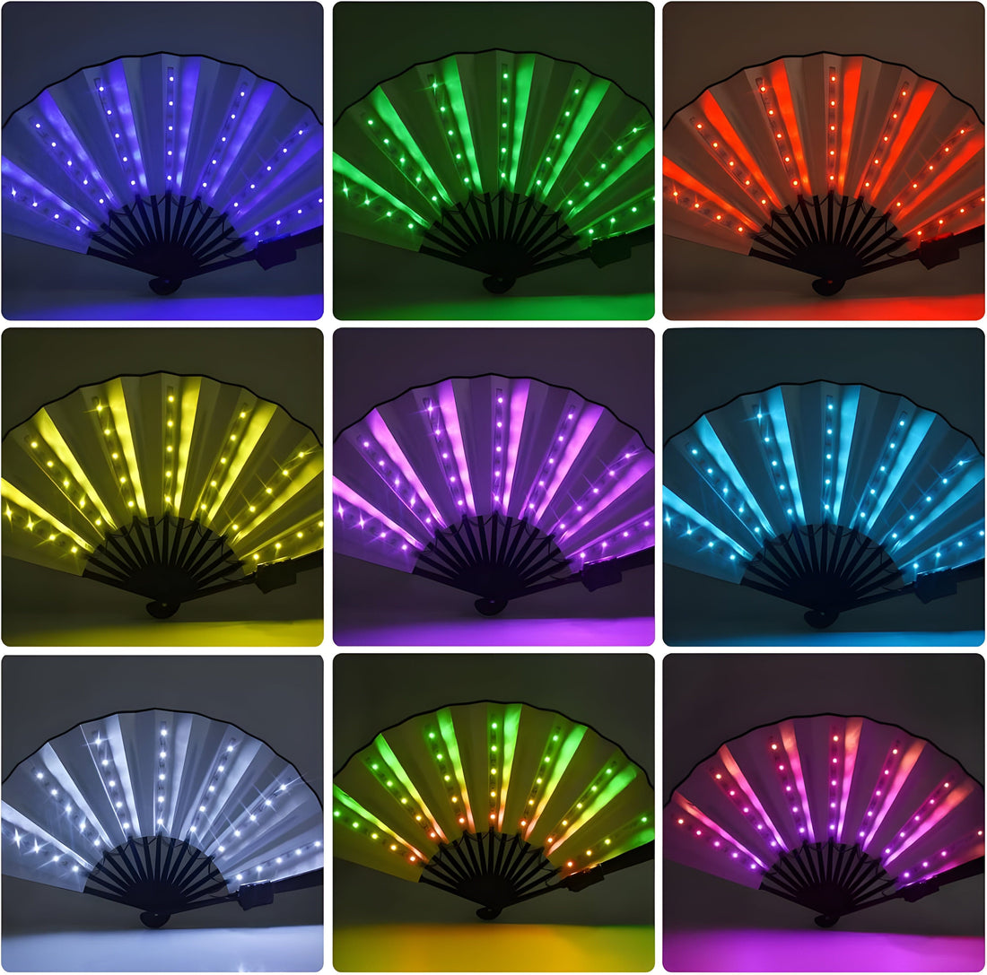 Rave Essentials Co. Color Changing Luminus™ LED Rave Fan