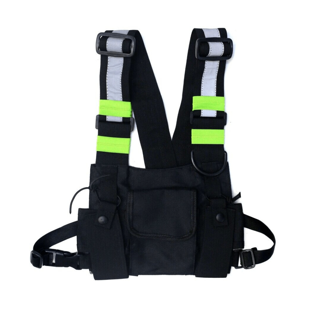 Rave-Essentials Co. Black ELACTIC® Tactical Harness Chest Pack