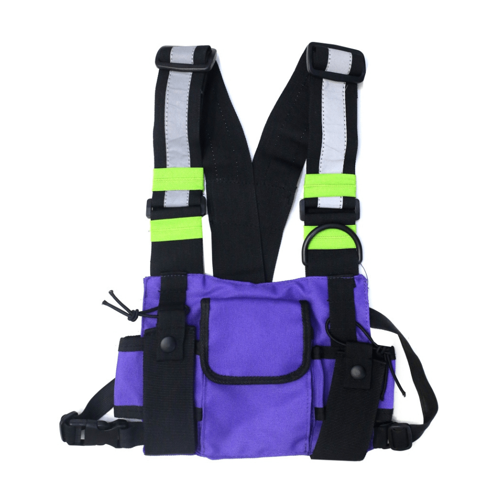 Rave-Essentials Co. Purple ELACTIC® Tactical Harness Chest Pack