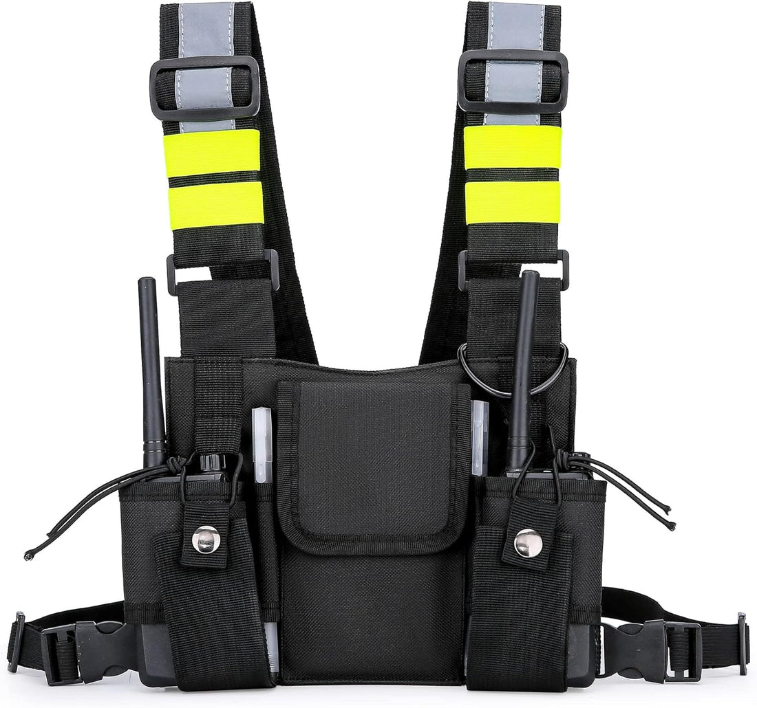 Rave Essentials Co. Tactical Black / 3-5 Day Expedited Shipping [USA Only] ELACTIC® Tactical Harness Chest Pack