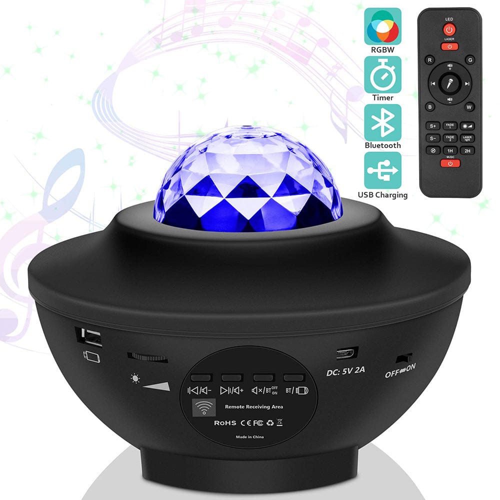 Rave Essentials Co. Galaxie™ Rave Bluetooth Speaker & Starry Projector