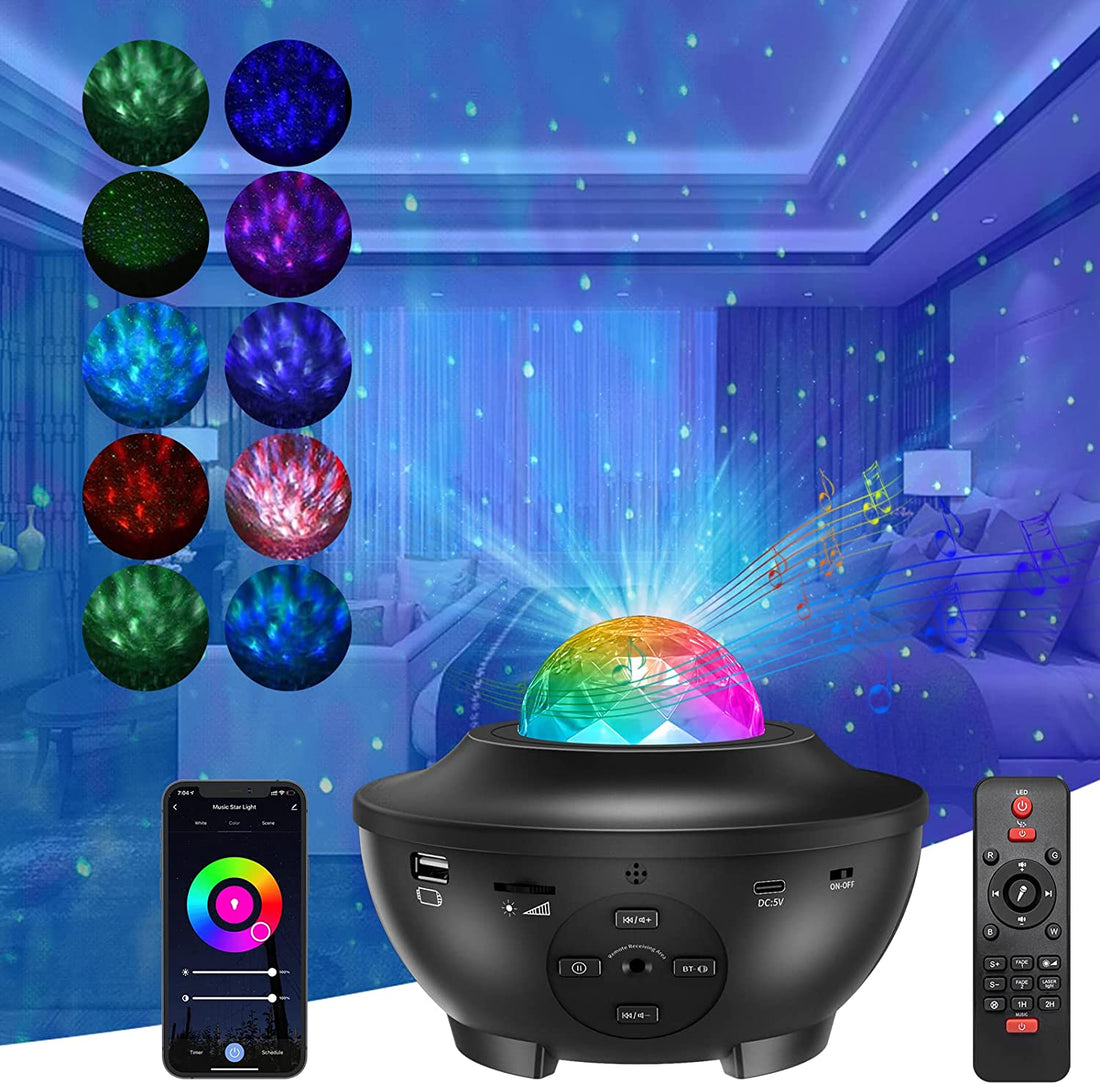 Rave Essentials Co. Galaxie™ Rave Bluetooth Speaker & Starry Projector