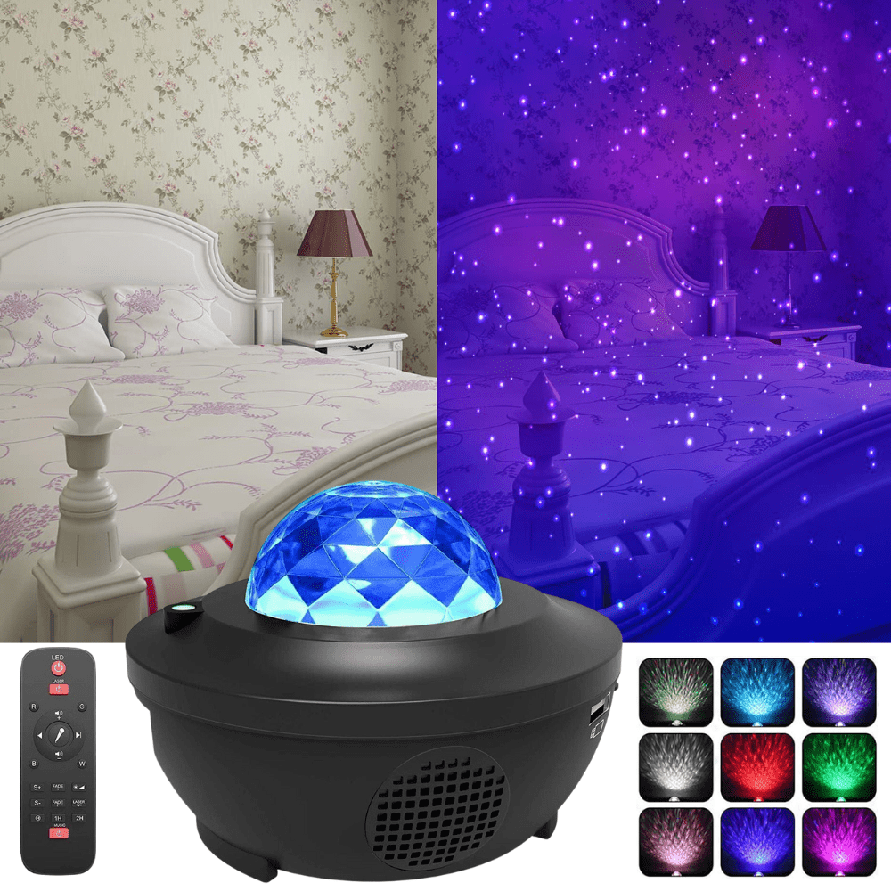 Rave Essentials Co. Galaxie™ Rave Bluetooth Speaker & Starry Projector