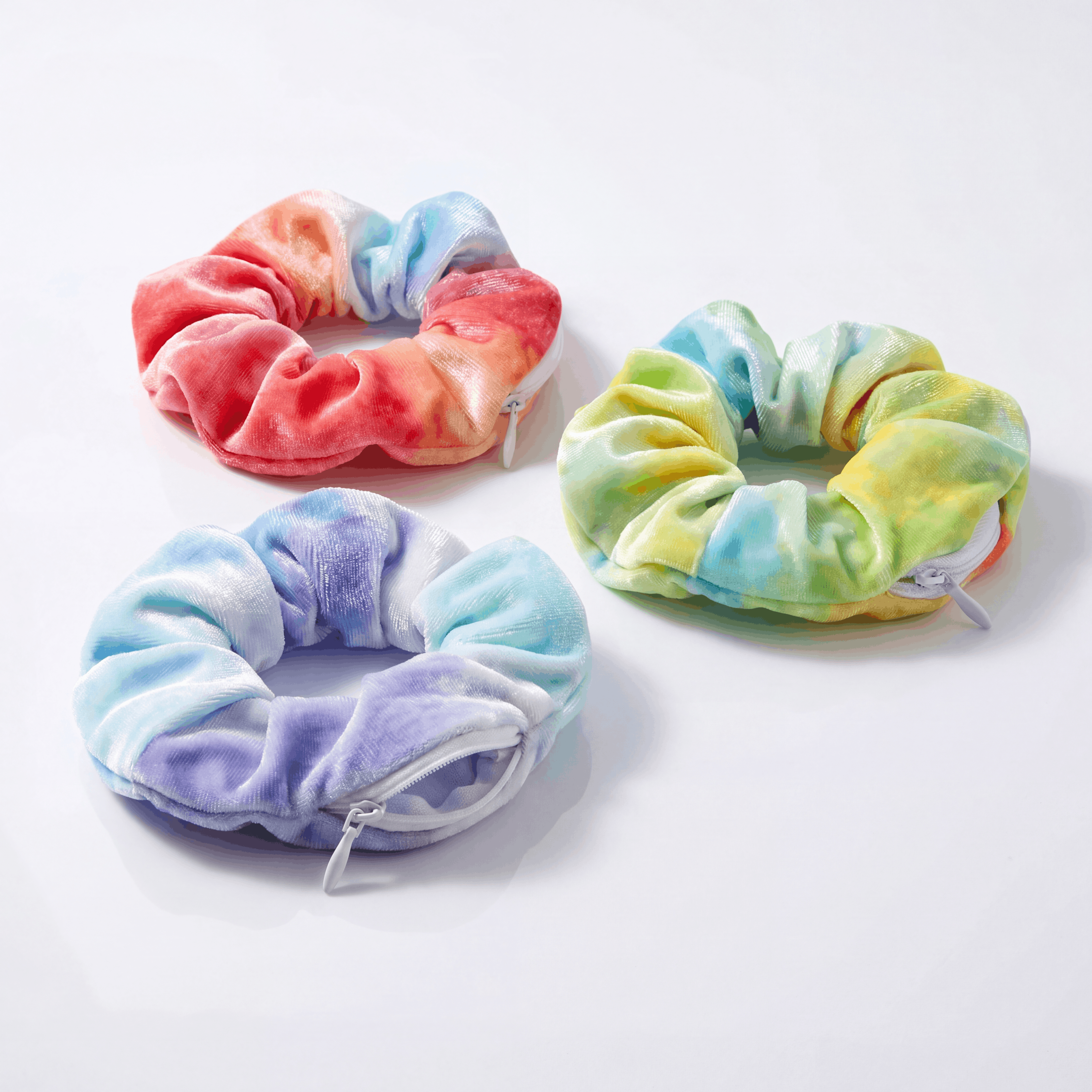 Secret Stash Compartment Scrunchies (3 Pack)