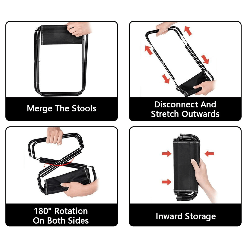 Rave Essentials Co. Inforced™ Pocket Portable Rest Chair