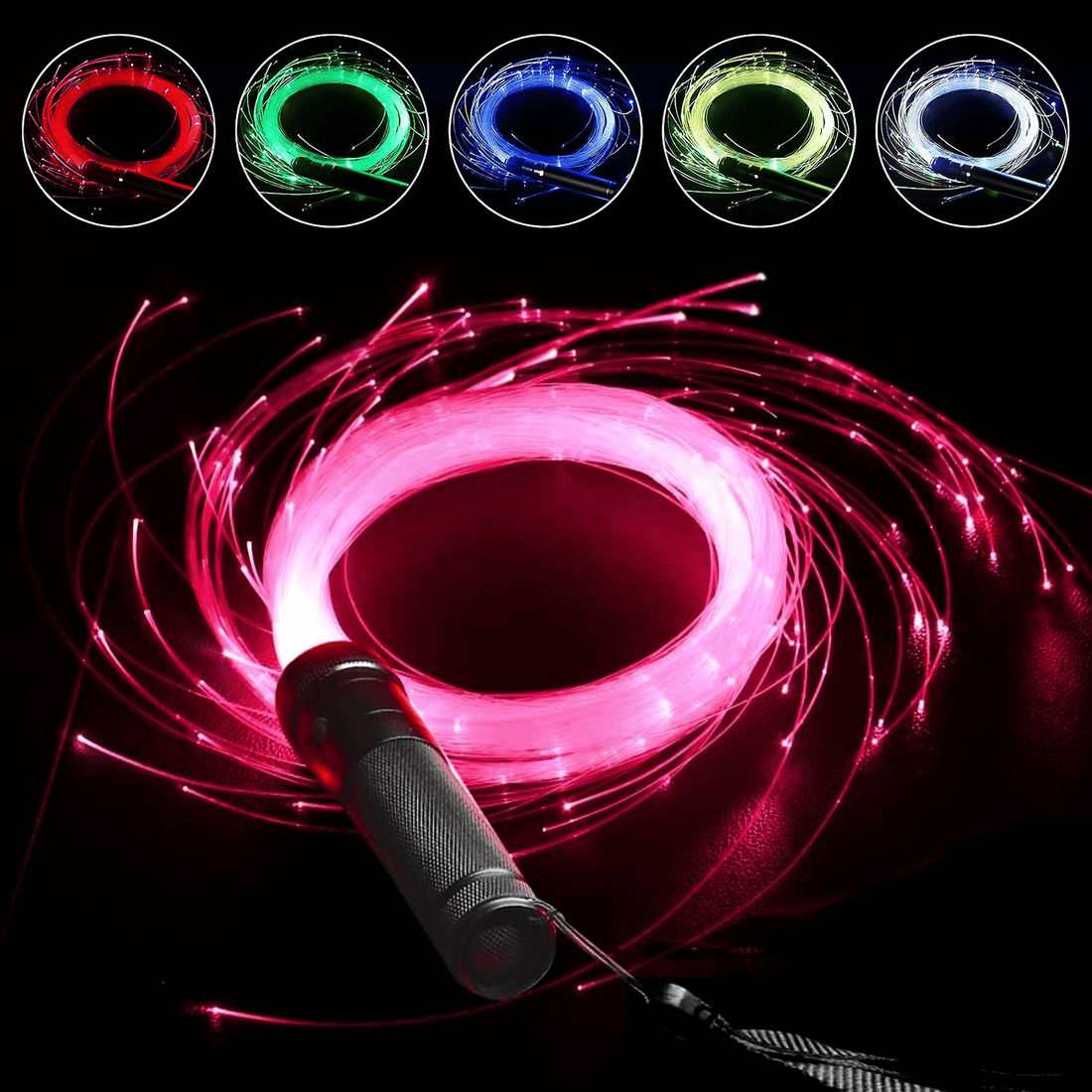 Rave Essentials Co. KandiFlow™ Rechargeable LED Dance Whip