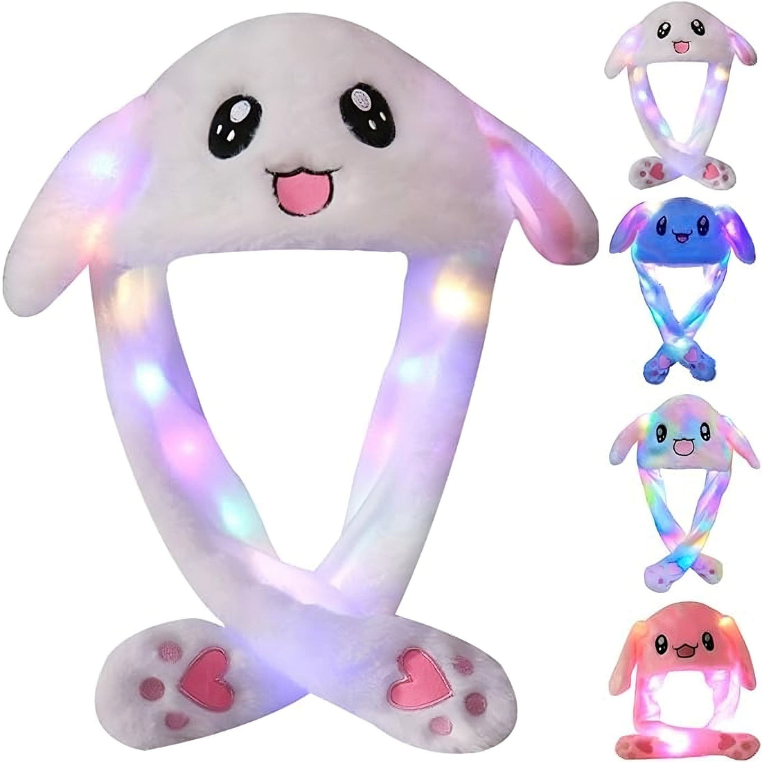 Rave Essentials Co. LED Kawaii Flapping Animal Hat - Moving & Raisable Ears