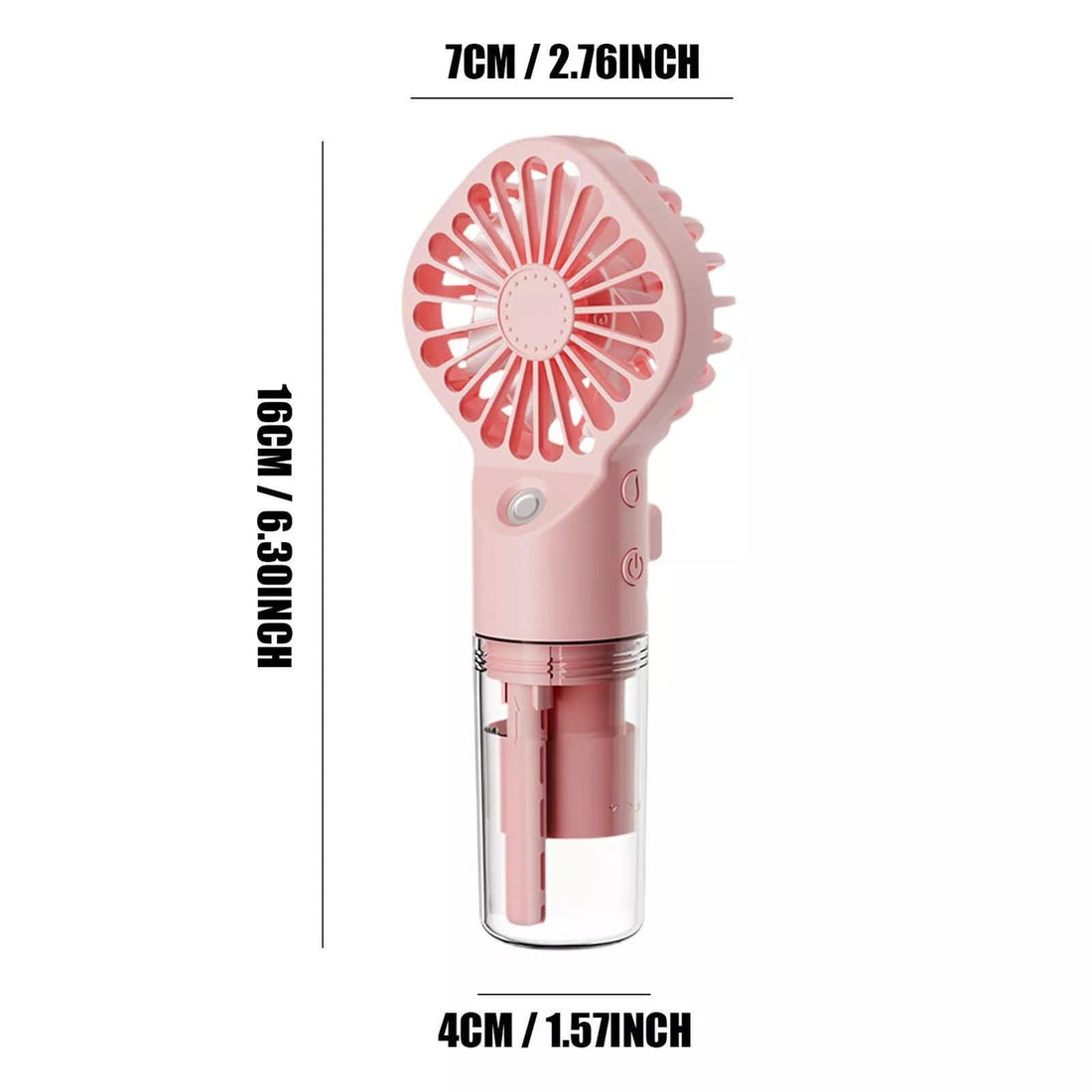 Rave Essentials Co. Pocket Sized Portable Misting Spray Fan (Rechargeable)