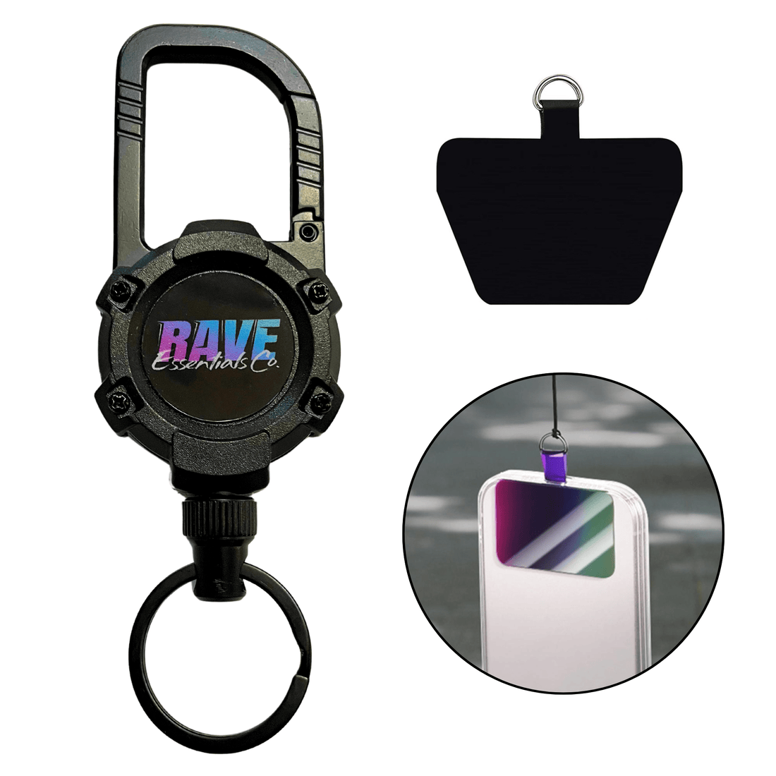 Rave Essentials Co. RE® Anti-Theft Phone Tether