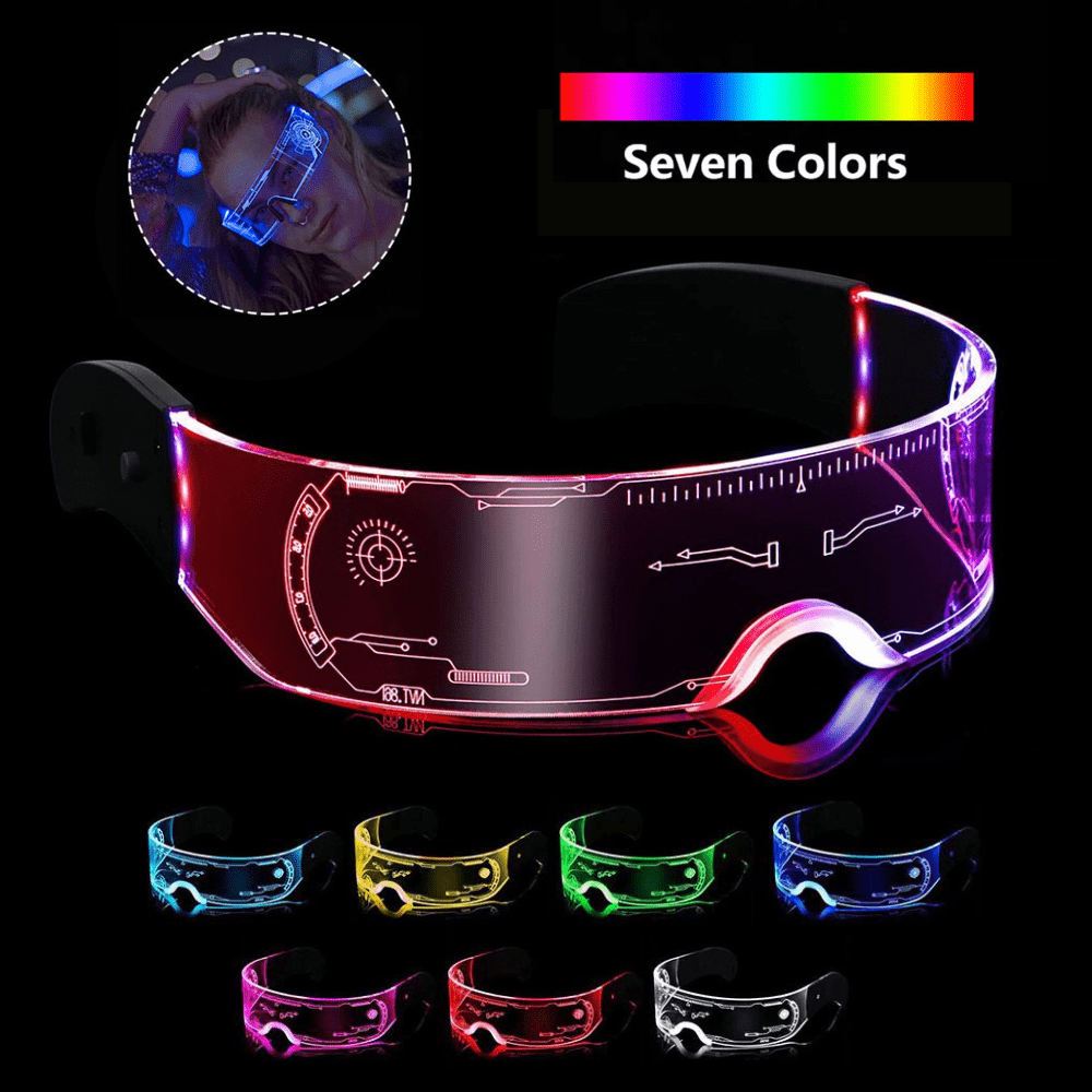 Rave-Essentials Co. RE® Holographic Visor Glasses