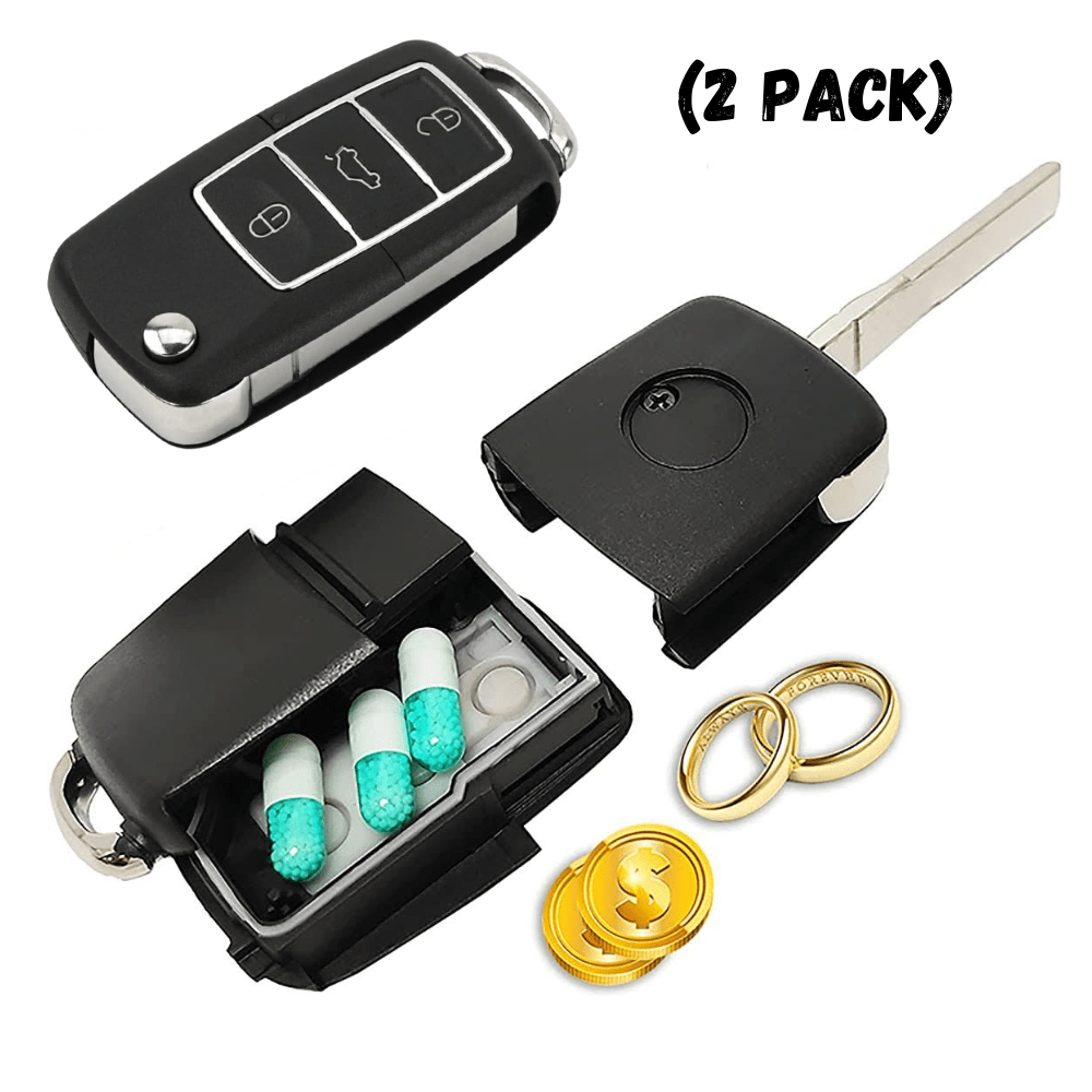 Rave-Essentials Co. 2 Pack / 3-5 Day Amazon® Expedited [USA Only] Secret Stash Disguised Car Key