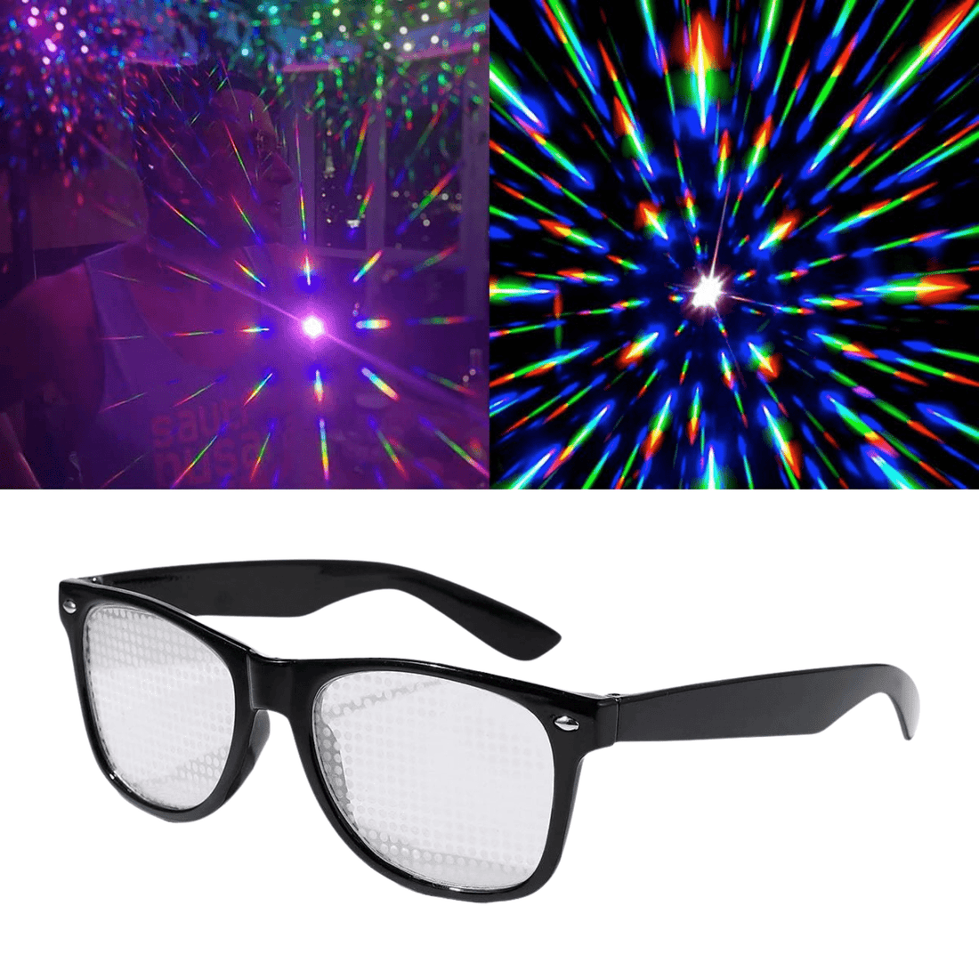 Rave Essentials Co. Special FX Firework Diffraction Glasses