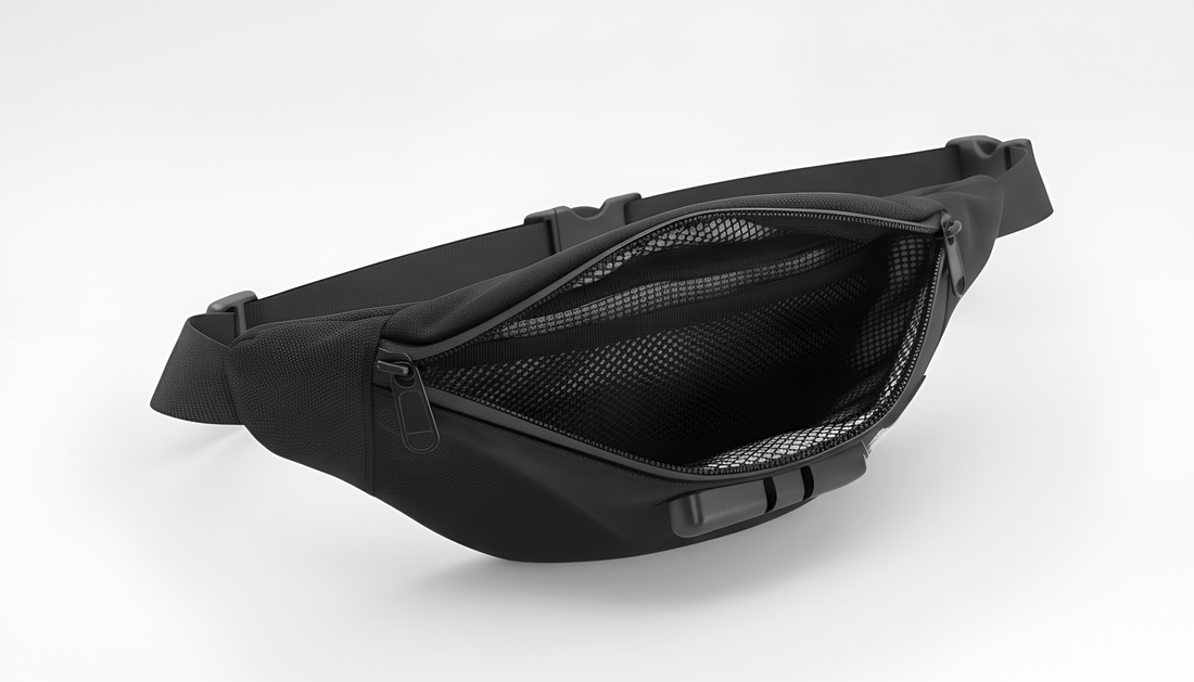 strayr.™ strayr.™ Anti-Theft Lockable Fanny Pack - Original Black
