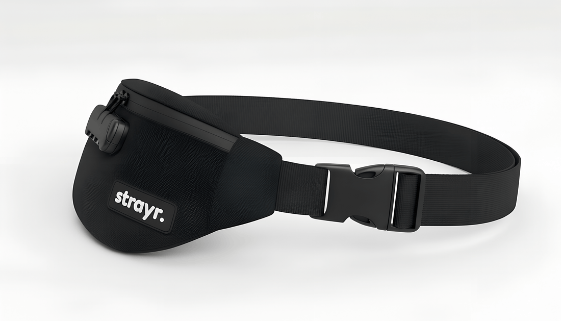 strayr.™ strayr.™ Anti-Theft Lockable Fanny Pack - Original Black