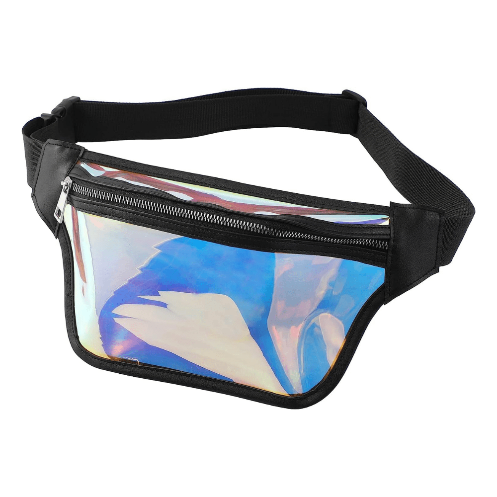Rave-Essentials Co. Black - Free Expedited Shipping [USA Only] Symphony™ Holographic Fanny Pack