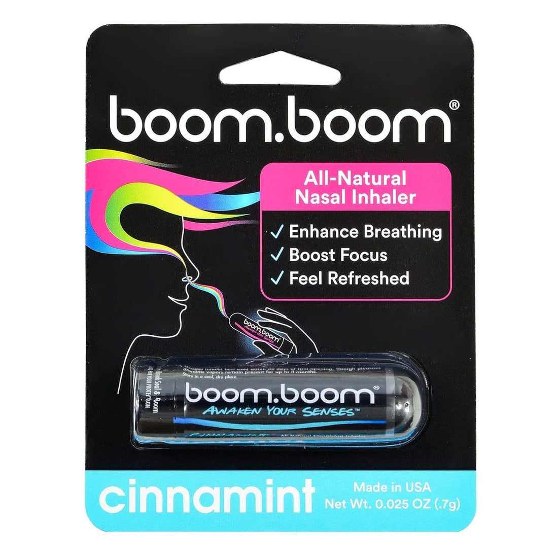 BoomBoom Energy Nasal Inhaler (1 Stick) - Rave Essentials Co.