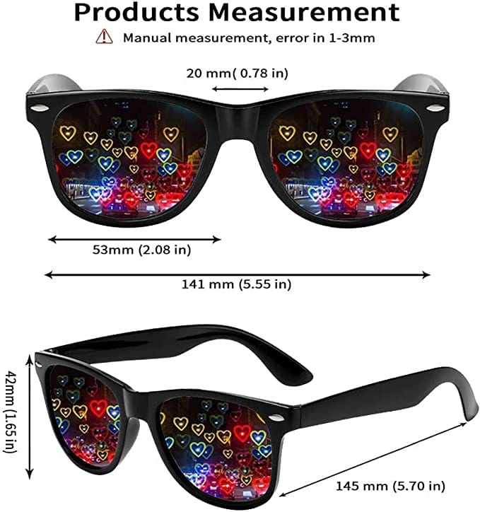Rave-Essentials Co. eHeart™ Special FX Glasses