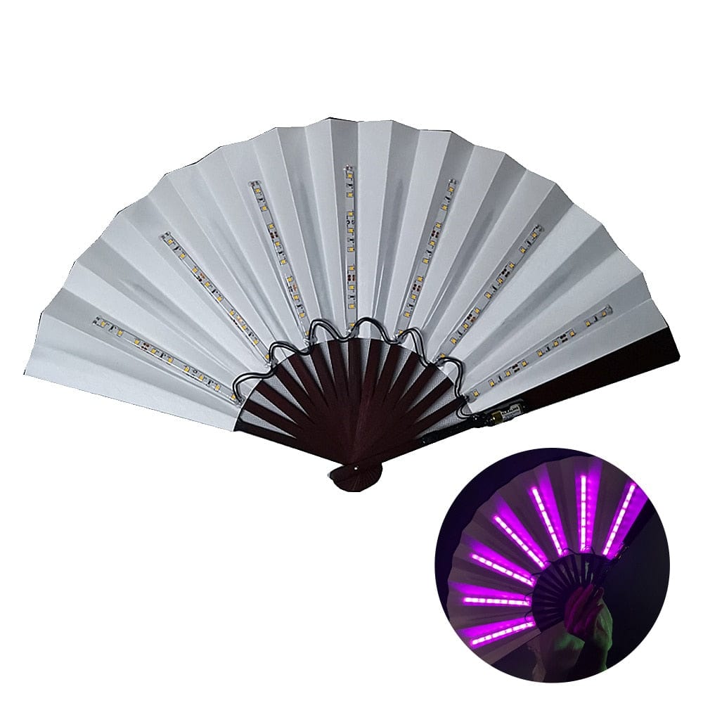 Rave-Essentials Co. Pristine Pink Luminus™ LED Rave Fan